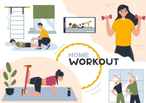 A collection of effective home workout plans for beginners to stay fit and healthy without equipment.