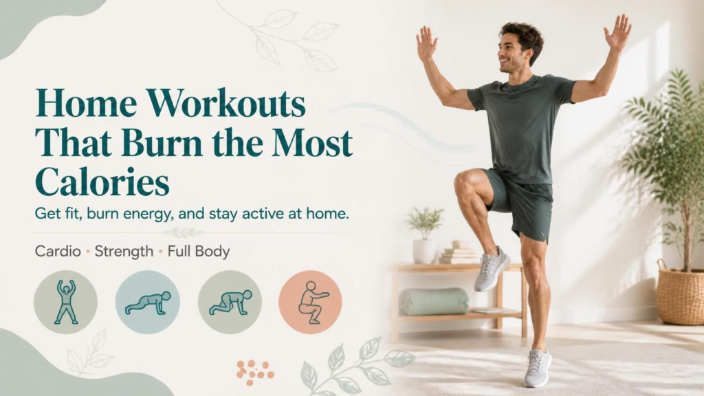 Workouts that burn the most calories at home